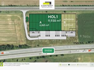 Pronájem skladu, Holubice, 3078 m2