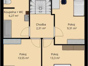 Prodej bytu 4+kk, Nevřeň, 95 m2