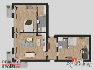 Prodej bytu 3+kk, Frýdek-Místek - Frýdek, Na Poříčí, 110 m2