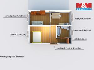 Prodej bytu 2+1, Solenice, 55 m2