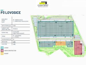 Pronájem výrobních prostor, Lovosice, 8330 m2
