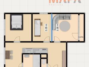 Prodej bytu 3+1, Jirkov, Pod Přivaděčem, 64 m2