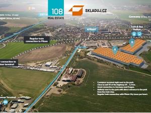 Pronájem skladu, Úherce, 20000 m2