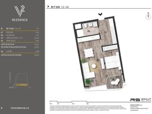 Prodej bytu 2+kk, Praha - Košíře, Hlaváčkova, 47 m2