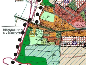 Dražba pozemku, Potěhy, 1589 m2