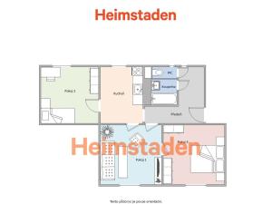 Pronájem bytu 3+1, Havířov - Město, Na Nábřeží, 71 m2
