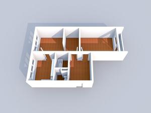 Pronájem bytu 3+1, Chomutov, Školní pěšina, 62 m2