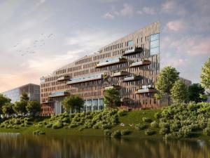 Pronájem kanceláře, Praha - Karlín, Karolinská, 1539 m2