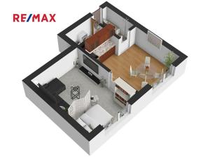 Prodej bytu 2+kk, Česká Lípa, Železničářská, 35 m2