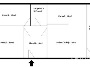 Pronájem bytu 3+kk, Praha - Nusle, Kotorská, 63 m2