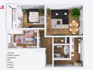 Prodej bytu 3+1, Fulnek, Pivovarská, 68 m2