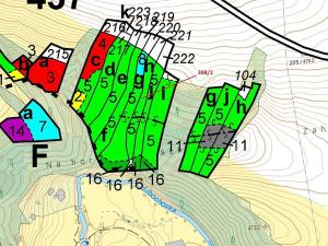 Dražba lesa, Žďárec, 2615 m2