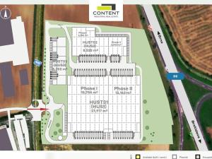 Pronájem skladu, Hustopeče, Brněnská, 15754 m2