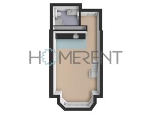 Pronájem bytu 1+kk, Praha - Nusle, Sekaninova, 35 m2