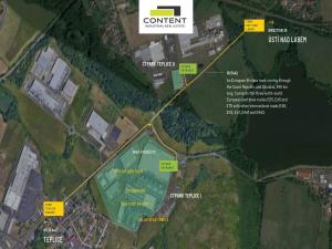 Pronájem skladu, Krupka - Nové Modlany, Kateřinská, 3344 m2