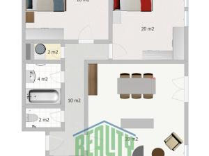 Pronájem bytu 3+kk, Horoměřice, K Bytovkám, 97 m2