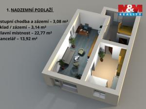 Prodej obchodního prostoru, Uhlířské Janovice, Komenského, 155 m2