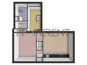 Pronájem bytu 2+kk, Praha - Karlín, Prvního pluku, 55 m2