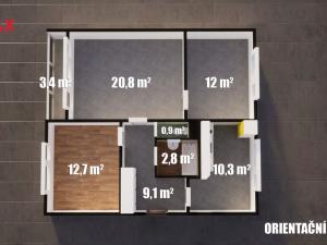 Prodej bytu 3+1, Liberec - Liberec VI-Rochlice, Sametová, 70 m2