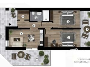 Prodej bytu 3+kk, Varna, Bulharsko, 79 m2