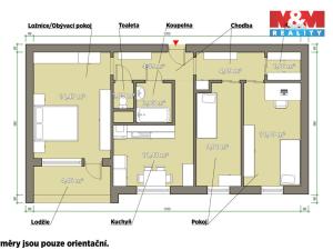 Prodej bytu 3+1, Plzeň - Bolevec, Manětínská, 63 m2