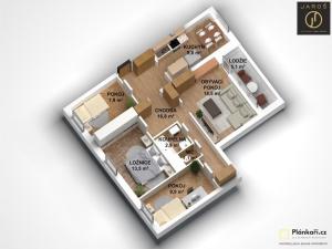 Prodej bytu 4+1, Teplice, Na konečné, 77 m2