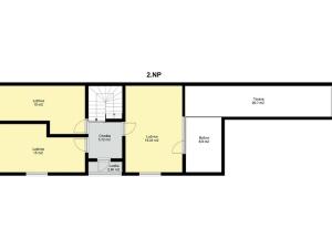 Prodej rodinného domu, Kosmonosy, Tesařská, 122 m2