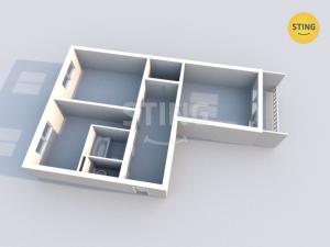 Prodej bytu 2+1, Fulnek, Požární, 50 m2