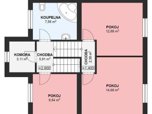 Pronájem rodinného domu, Popůvky, Veselská, 113 m2