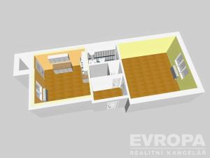 Prodej bytu 1+1, Pardubice - Zelené Předměstí, Železničního pluku, 40 m2