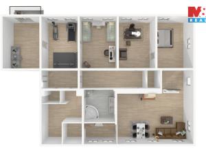 Prodej atypického bytu, Březová, Smetanova, 177 m2