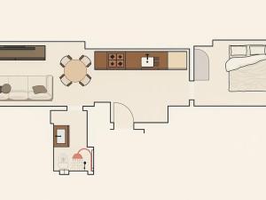 Pronájem bytu 2+kk, Praha - Vršovice, Tolstého, 48 m2