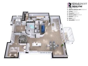 Prodej bytu 4+kk, Luhačovice, Masarykova, 180 m2