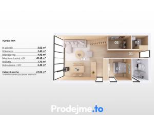 Prodej rodinného domu, Želetava - Šašovice, 91 m2
