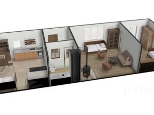 Prodej rodinného domu, Dobev - Nová Dobev, 64 m2