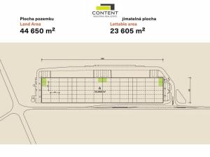 Pronájem skladu, Ledce, 11800 m2