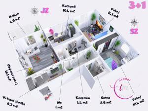 Prodej bytu 3+1, Jihlava - Horní Kosov, Jarní, 70 m2