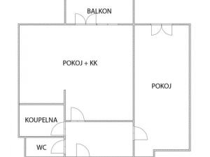 Prodej bytu 2+kk, Teplice - Trnovany, Jana Koziny, 56 m2