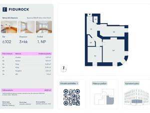 Prodej bytu 3+kk, Brno, Bayerova, 65 m2