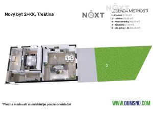 Prodej bytu 2+kk, Třeština, 62 m2