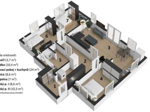 Prodej rodinného domu, Račice, 87 m2