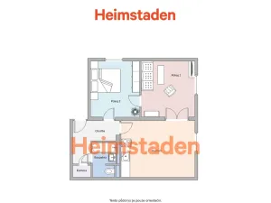 Pronájem bytu 2+1, Havířov - Město, Na Nábřeží, 60 m2