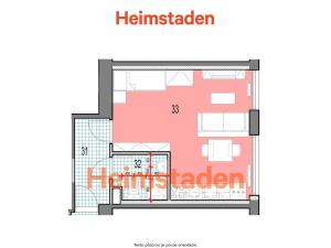 Pronájem bytu 1+kk, Ostrava - Moravská Ostrava, Přívozská, 33 m2