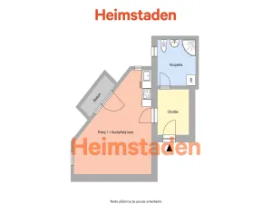 Pronájem bytu 1+kk, Ostrava - Moravská Ostrava, Přívozská, 33 m2