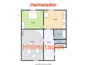 Pronájem bytu 2+1, Ostrava - Moravská Ostrava, Nedbalova, 54 m2