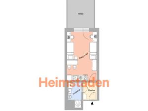 Pronájem bytu 1+kk, Plzeň - Jižní Předměstí, Magisterská, 34 m2