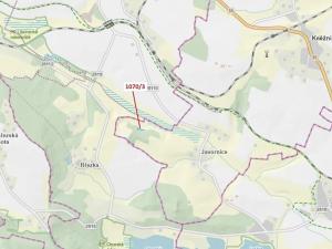 Dražba pozemku, Kněžnice, 631 m2