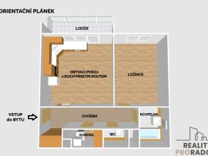 Pronájem bytu 2+kk, Olomouc, Novosadský dvůr, 51 m2