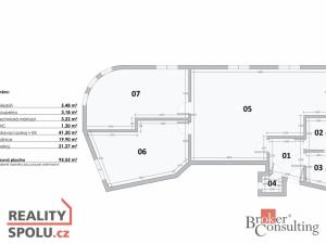 Prodej bytu 3+kk, Praha - Holešovice, U Uranie, 95 m2