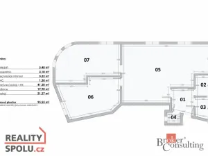 Prodej bytu 3+kk, Praha - Holešovice, U Uranie, 95 m2